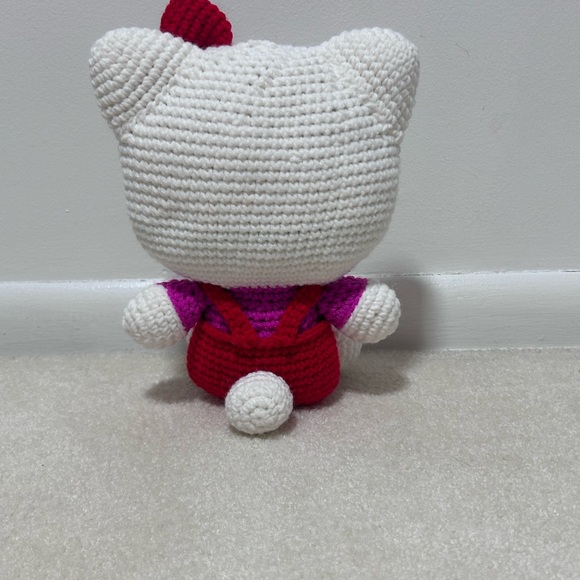 Crochet Hello Kitty Plush - Picture 3 of 4